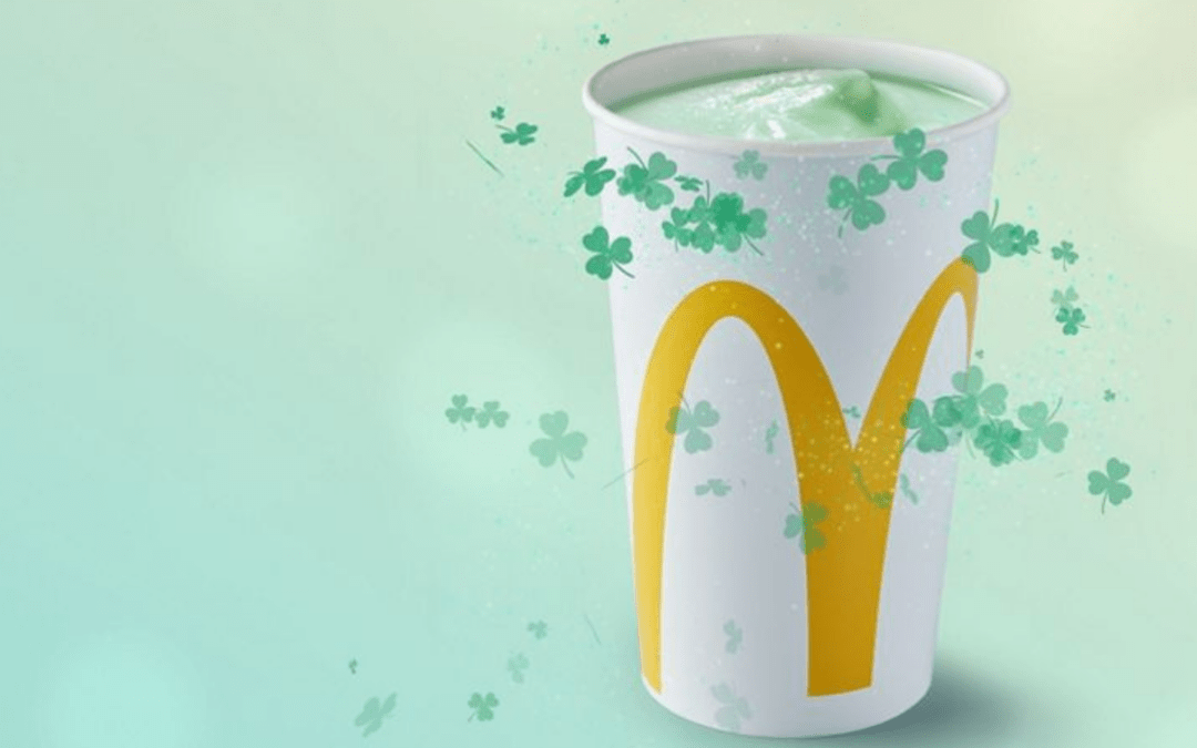 SHAMROCK SHAKE RETURNS TO MCDONALDS