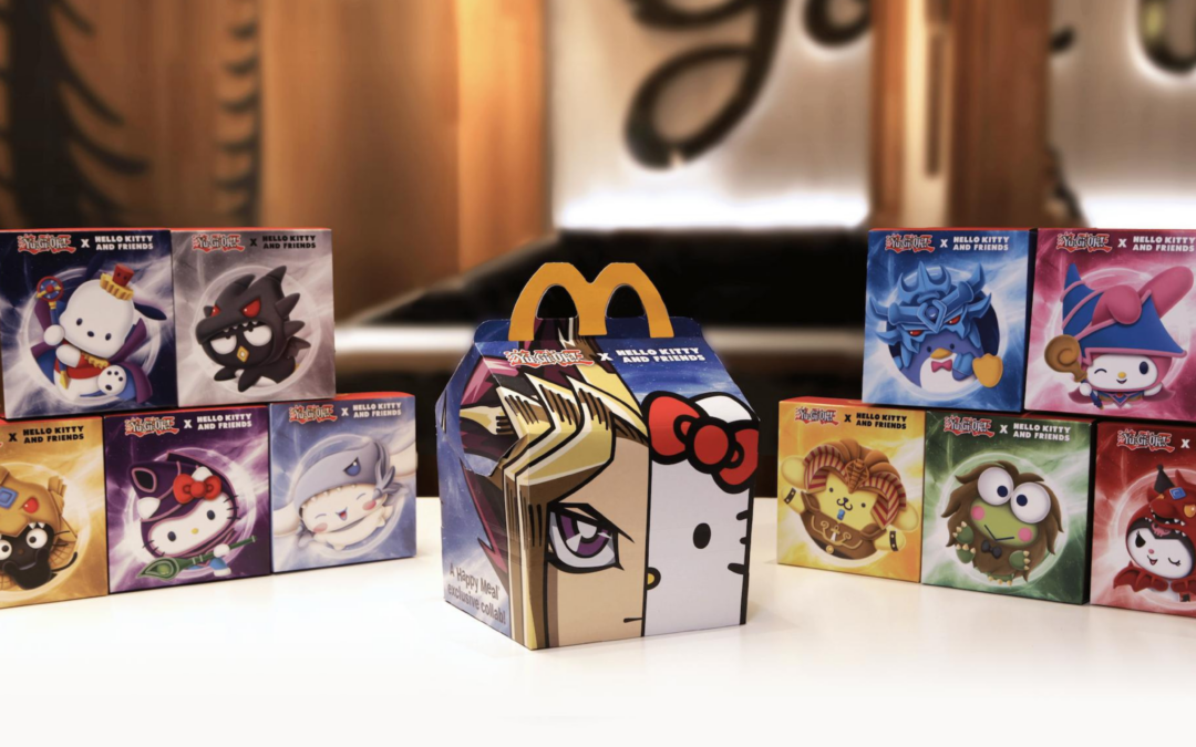 YU-GI-OH X HELLO KITTY ARRIVE AT MCDONALDS